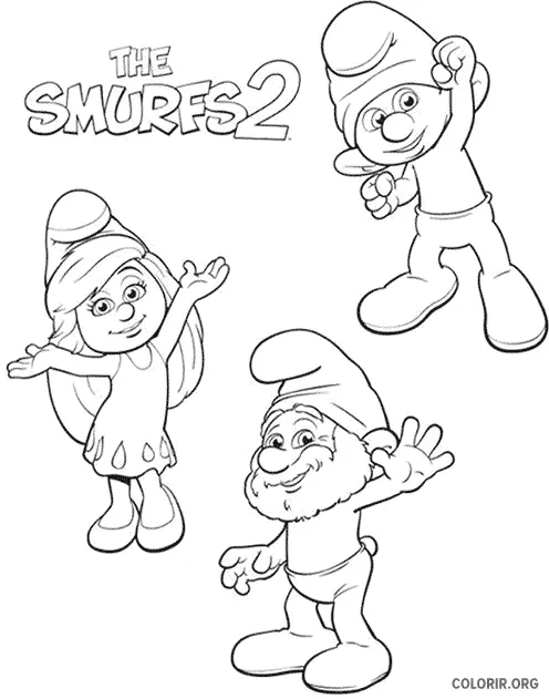 Desenhos do Filme Smurfs 2