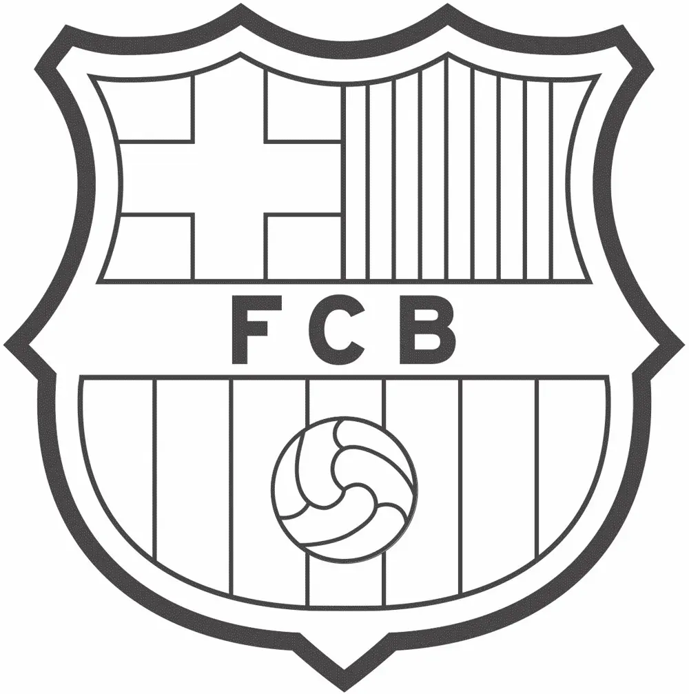 Simbolo Barcelona colorir