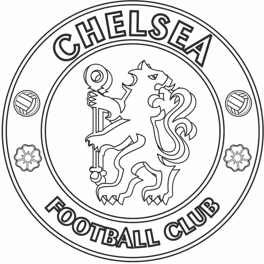 Simbolo Chelsea colorir