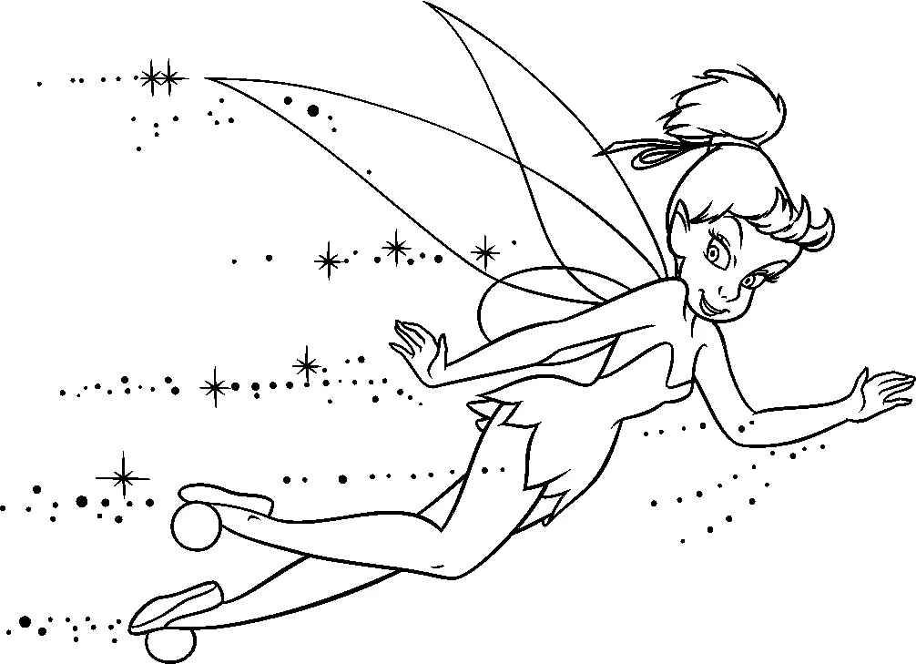 Tinker Bell voando